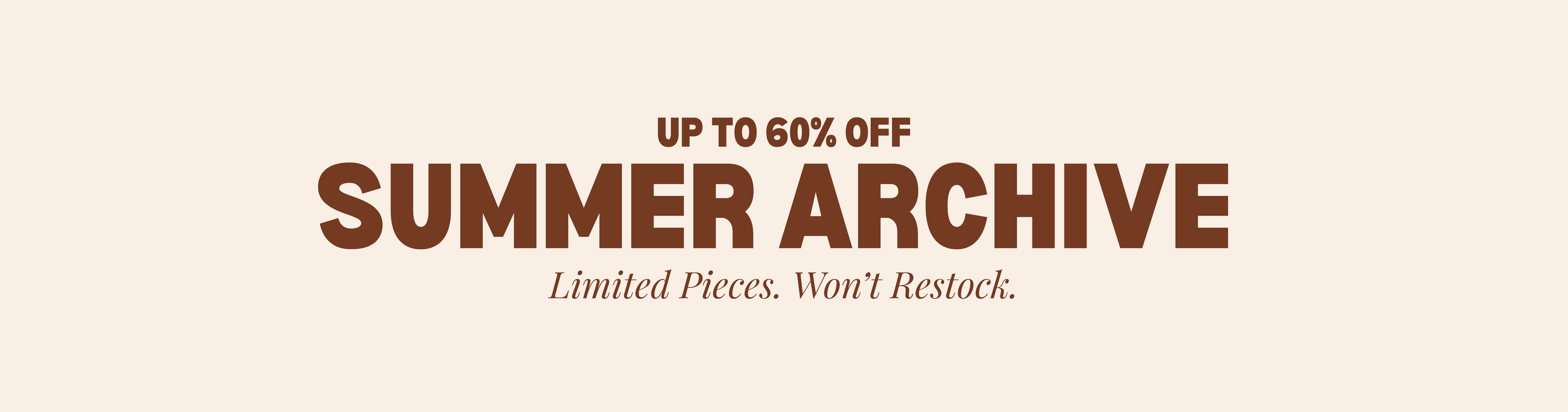 Summer Archive
