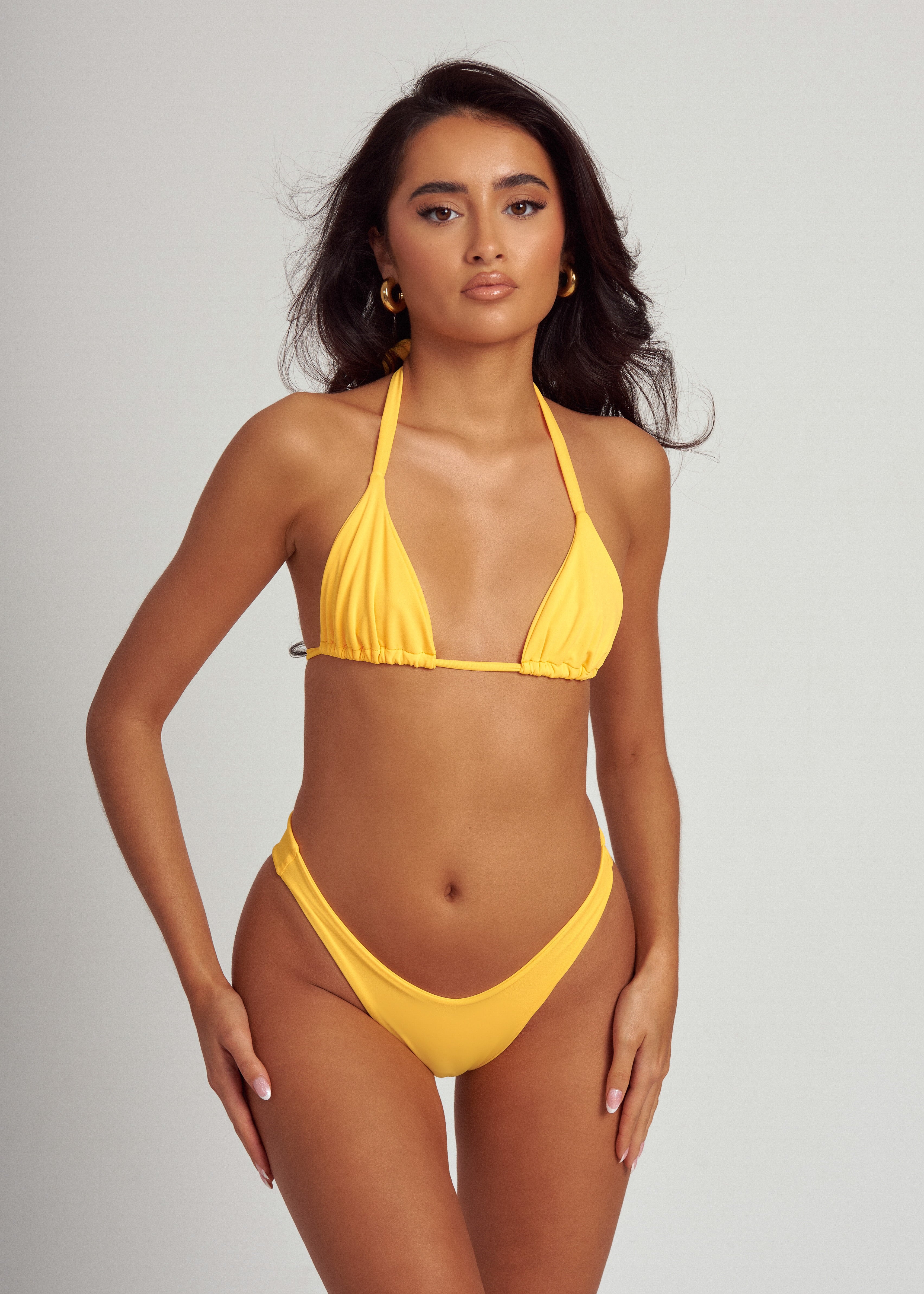 Triangle Bikini Top in Mango