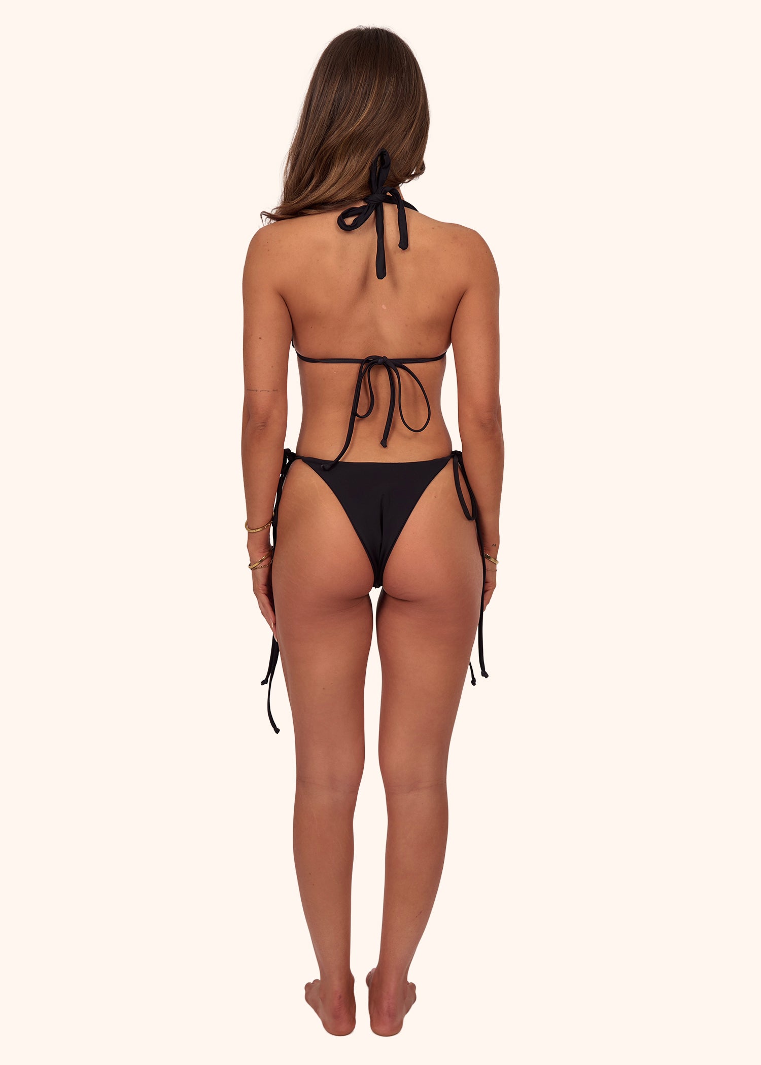Halter Bikini Top in Black