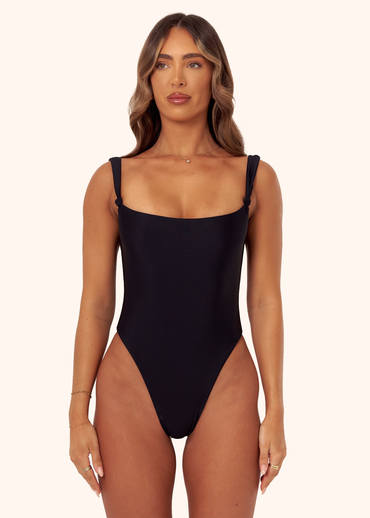 Knot Swimsuit in Black