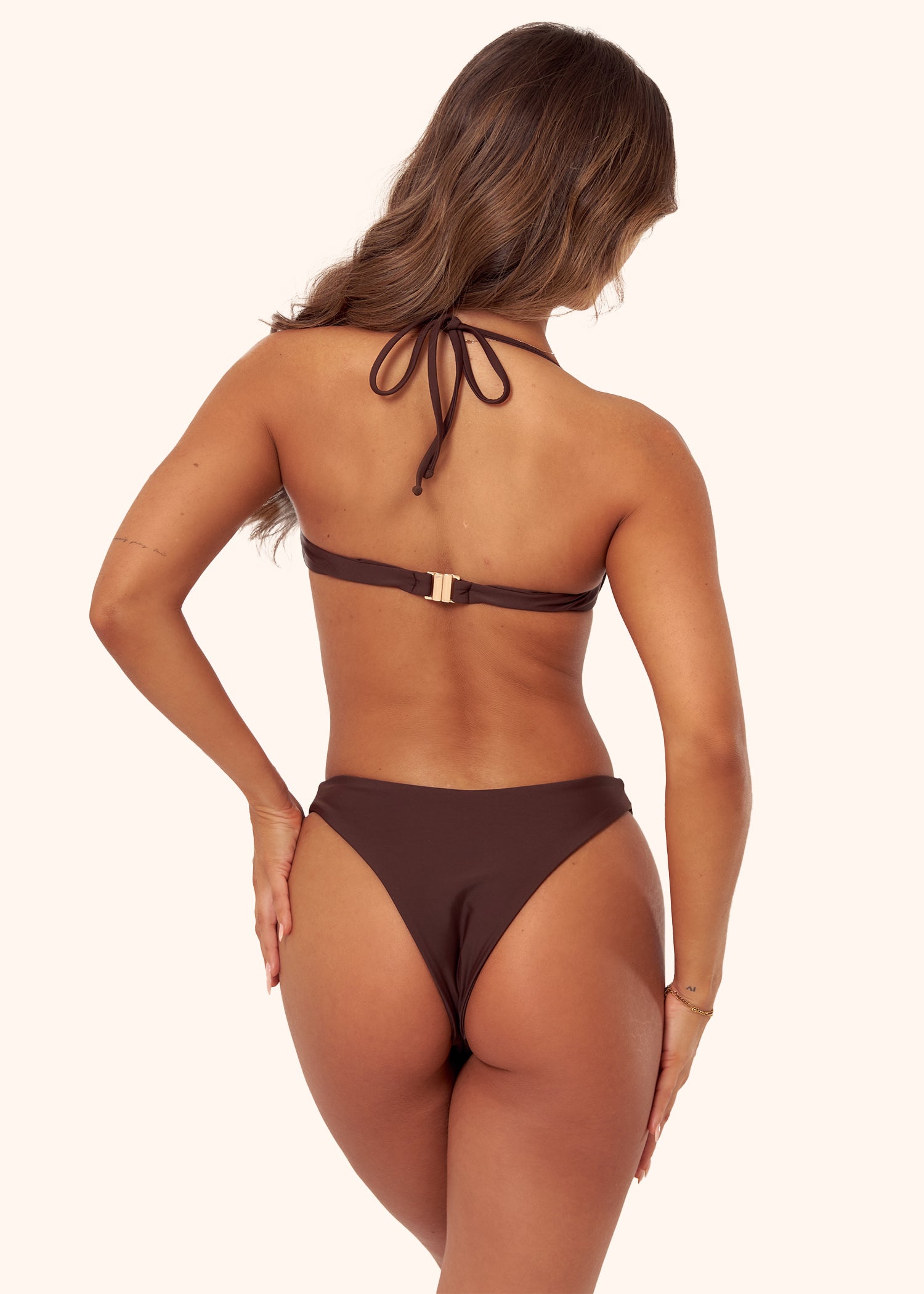 Cheeky Bikini Bottoms in Brown