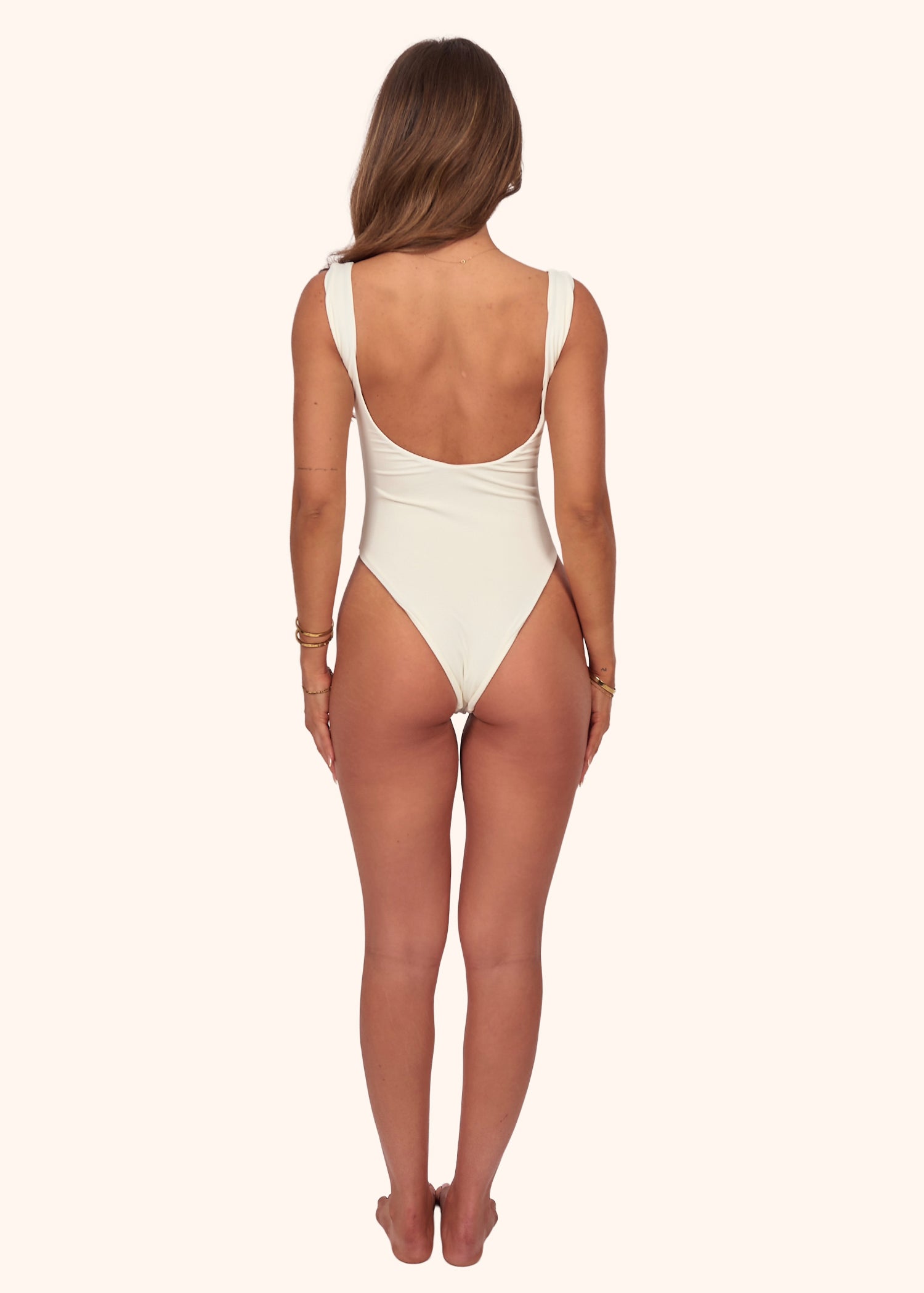 Knot Swimsuit in Ivory