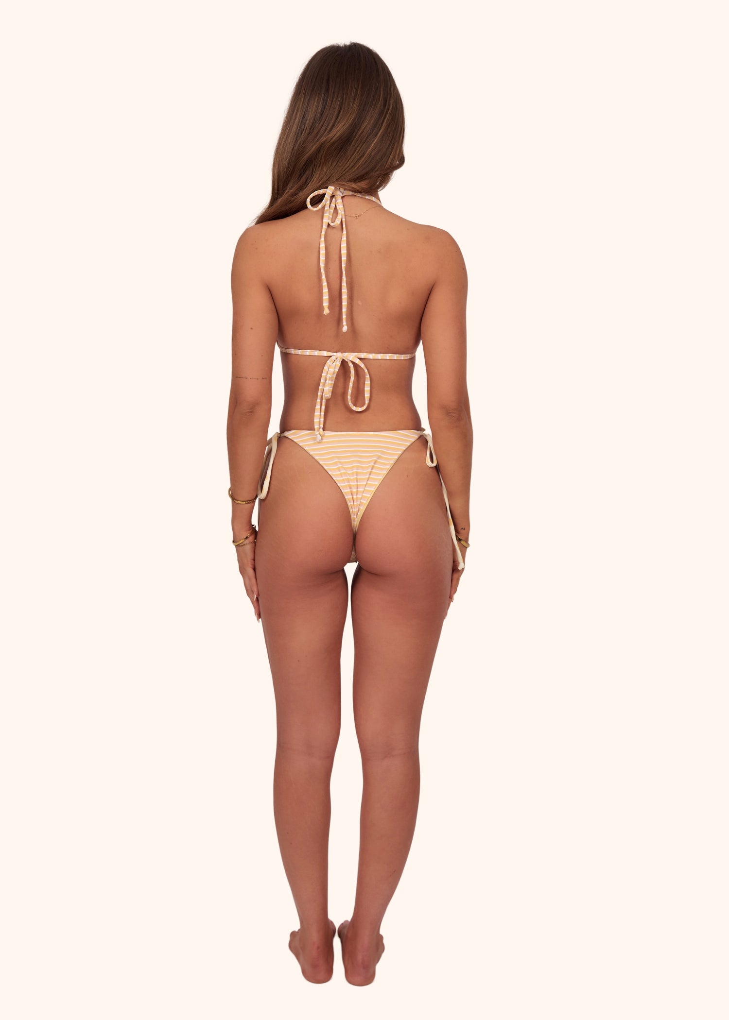 Tie Bikini Bottoms in Lemon Sorbet